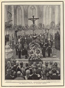El servicio conmemorativo en la iglesia de Cronberg